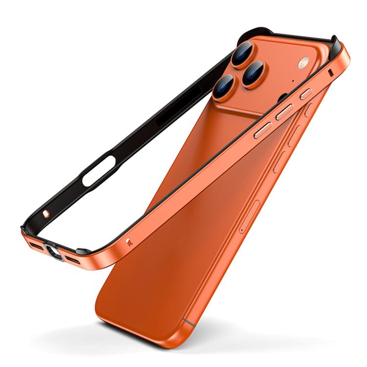 غطاء إطار هاتف مبرد مقاوم للصدمات بأربع زوايا من السيليكون الهجين المعدني، لهواتف iPhone 17 Pro Max، iPhone 17 Pro، iPhone 17، iPhone Air