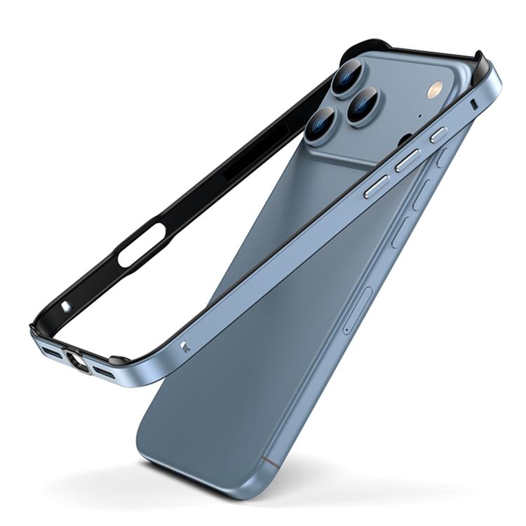 غطاء إطار هاتف مبرد مقاوم للصدمات بأربع زوايا من السيليكون الهجين المعدني، لهواتف iPhone 17 Pro Max، iPhone 17 Pro، iPhone 17، iPhone Air