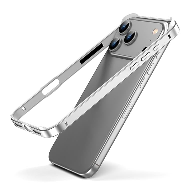 غطاء إطار هاتف مبرد مقاوم للصدمات بأربع زوايا من السيليكون الهجين المعدني، لهواتف iPhone 17 Pro Max، iPhone 17 Pro، iPhone 17، iPhone Air