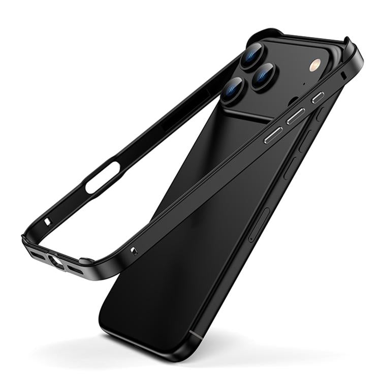 غطاء إطار هاتف مبرد مقاوم للصدمات بأربع زوايا من السيليكون الهجين المعدني، لهواتف iPhone 17 Pro Max، iPhone 17 Pro، iPhone 17، iPhone Air