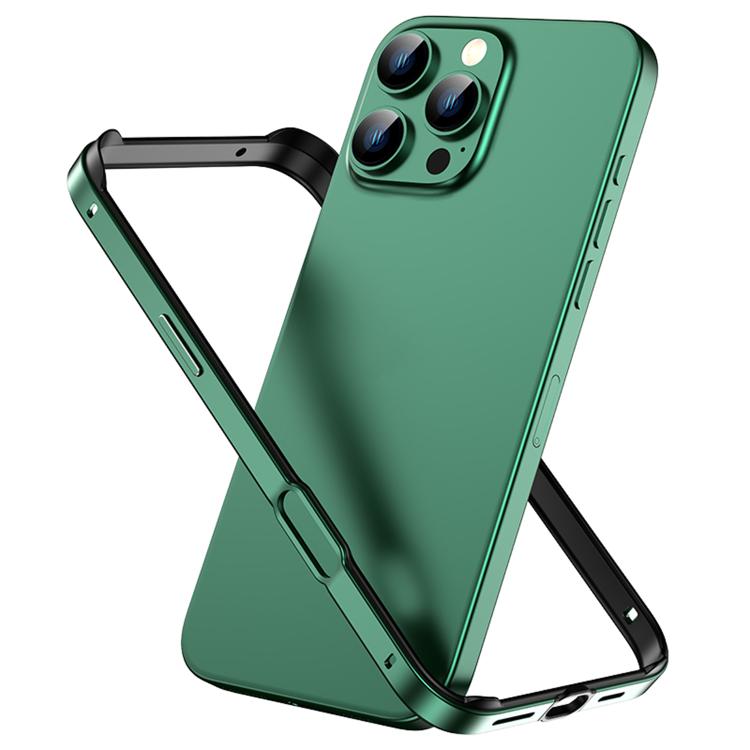 غطاء إطار هاتف مبرد مقاوم للصدمات بأربع زوايا من السيليكون الهجين المعدني، لهواتف iPhone 16 Pro Max، iPhone 16 Pro، iPhone 16 Plus، iPhone 16