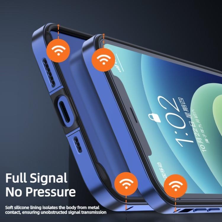 غطاء إطار هاتف مبرد مقاوم للصدمات بأربع زوايا من السيليكون الهجين المعدني، لهواتف iPhone 17 Pro Max، iPhone 17 Pro، iPhone 17، iPhone Air