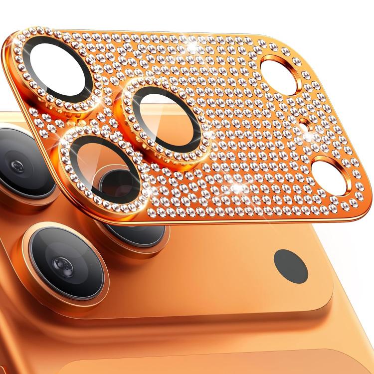 Kalebol فيلم عدسة كاميرا درع معدني معتم لامع ماسي الكمال، لهاتف iPhone 17 Pro Max، لهاتف iPhone 17 Pro