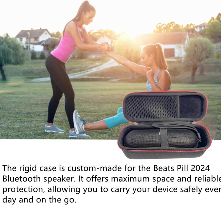 علبة حمل صلبة واقية لجهاز مكبر صوت Beats Pill 2024 بلوتوث، محمولة للاستخدام الخارجي، لصندوق تخزين Beats Pill 2024
