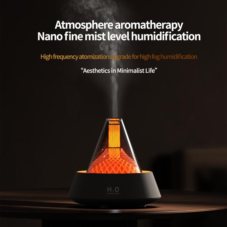 Ultrasonic Humidifier Glittering Aromatherapy Diffuser Multicoloured Mood Lighting Diffuser, Multicoloured Mood Lighting