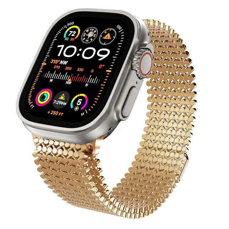 Molecular Arrangement Magnetic Stainless Steel Watch Band, For Apple Watch 46mm / 49mm / 45mm / 44mm, For Apple Watch 42mm / 41mm / 40mm / 38mm