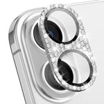 ENKAY فيلم زجاج مقسى من سبائك الألمنيوم لعدسة كاميرا الماس وامض من سلسلة هات-برنس، لهاتف iPhone 17 Pro Max، لهاتف iPhone 17 Pro، لهاتف iPhone 17