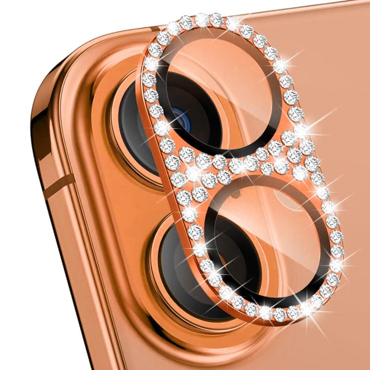ENKAY فيلم زجاج مقسى من سبائك الألمنيوم لعدسة كاميرا الماس وامض من سلسلة هات-برنس، لهاتف iPhone 17 Pro Max، لهاتف iPhone 17 Pro، لهاتف iPhone 17