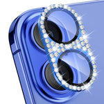 ENKAY فيلم زجاج مقسى من سبائك الألمنيوم لعدسة كاميرا الماس وامض من سلسلة هات-برنس، لهاتف iPhone 17 Pro Max، لهاتف iPhone 17 Pro، لهاتف iPhone 17