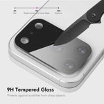 2 قطعة من فيلم زجاج مقسى عدسة كاميرا خلفية 9H من ENKAY Hat-Prince باللون الأسود، لهواتف iPhone 17 Pro Max، iPhone 17 Pro، iPhone 17، iPhone Air