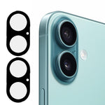 2 قطعة من فيلم زجاج مقسى عدسة كاميرا خلفية 9H من ENKAY Hat-Prince باللون الأسود، لهواتف iPhone 17 Pro Max، iPhone 17 Pro، iPhone 17، iPhone Air