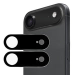 2 قطعة من فيلم زجاج مقسى عدسة كاميرا خلفية 9H من ENKAY Hat-Prince باللون الأسود، لهواتف iPhone 17 Pro Max، iPhone 17 Pro، iPhone 17، iPhone Air