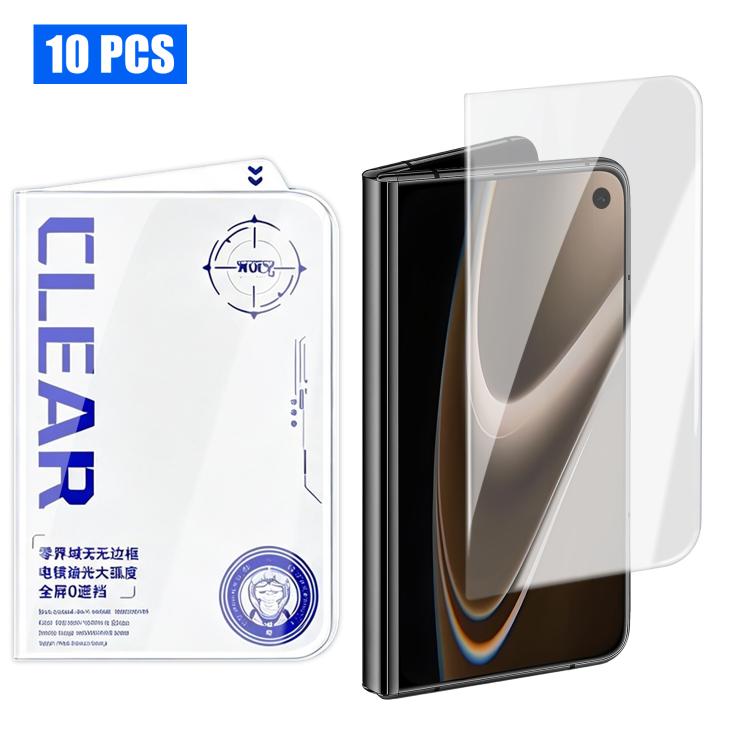 10pcs 3D Curved Edge Zero-Border Borderless HD Tempered Glass Film, For iPhone Fold Outer Screen, For iPhone 18, For iPhone 18 Pro, For iPhone 18 Pro Max, For iPhone 17 Pro Max, For iPhone 17 Pro, For iPhone 17, For iPhone Air, For iPhone 16 Pro Max   ...