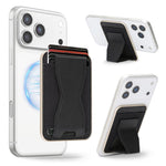 Magnetic Waistband Vegan Leather Card Bag