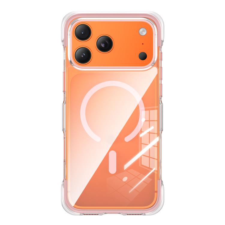 غطاء هاتف أكريليك شفاف مع كيس هوائي مغناطيسي محكم التفريغ، لهواتف iPhone 17 Pro Max، iPhone 17 Pro، iPhone 17