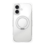 غطاء هاتف أكريليك شفاف مع كيس هوائي مغناطيسي دوار محكم التفريغ، لهواتف iPhone 17 Pro Max، iPhone 17 Pro، iPhone 17