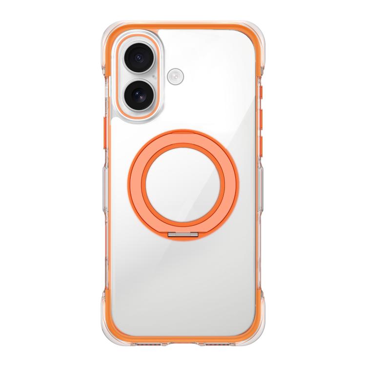 غطاء هاتف أكريليك شفاف مع كيس هوائي مغناطيسي دوار محكم التفريغ، لهواتف iPhone 17 Pro Max، iPhone 17 Pro، iPhone 17