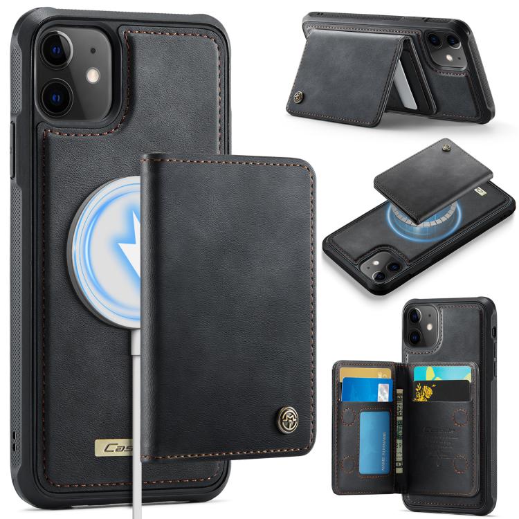 حافظة هاتف CaseMe Me80 من الجلد النباتي مع محفظة قابلة للفصل ومغناطيسية RFID، لهاتف iPhone 13، لهاتف iPhone 12 / 12 Pro، لهاتف iPhone 12 Pro Max، لهاتف iPhone 11 Pro Max، لهاتف iPhone 11، لهاتف iPhone 11 Pro