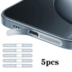 5pcs High-Density Metallic Integrated Speaker Dust Cover, For iPhone Air