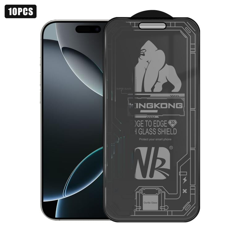 10 قطع فيلم زجاج مقسى عالي الدقة للخصوصية، مقاوم للانفجار، مطلي بالكهرباء، حواف مقوسة كبيرة ثلاثية الأبعاد، مقاوم للخدش، شاشة كاملة 360 درجة، لآيفون 17 برو ماكس، لآيفون 17 برو، لآيفون 17، لآيفون إير، لآيفون 16 برو ماكس، لآيفون 16 برو، لآيفون 16