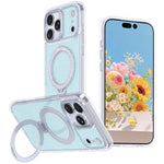 Starry Glitter Magnetic Holder Phone Case, For iPhone 18 Pro / 17 Pro, For iPhone 18 Pro Max / 17 Pro Max, For iPhone 17