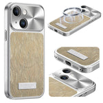 غطاء هاتف مقاوم للصدمات مغناطيسي بنمط تموجات الماء المتدفقة، لهواتف iPhone 15، iPhone 14، iPhone 14 Pro، iPhone 14 Pro Max، iPhone 13 Pro Max، iPhone 13 Pro، iPhone 13