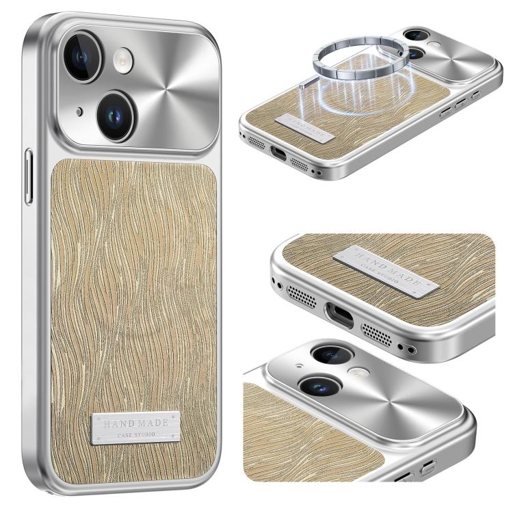 غطاء هاتف مقاوم للصدمات مغناطيسي بنمط تموجات الماء المتدفقة، لهواتف iPhone 15، iPhone 14، iPhone 14 Pro، iPhone 14 Pro Max، iPhone 13 Pro Max، iPhone 13 Pro، iPhone 13