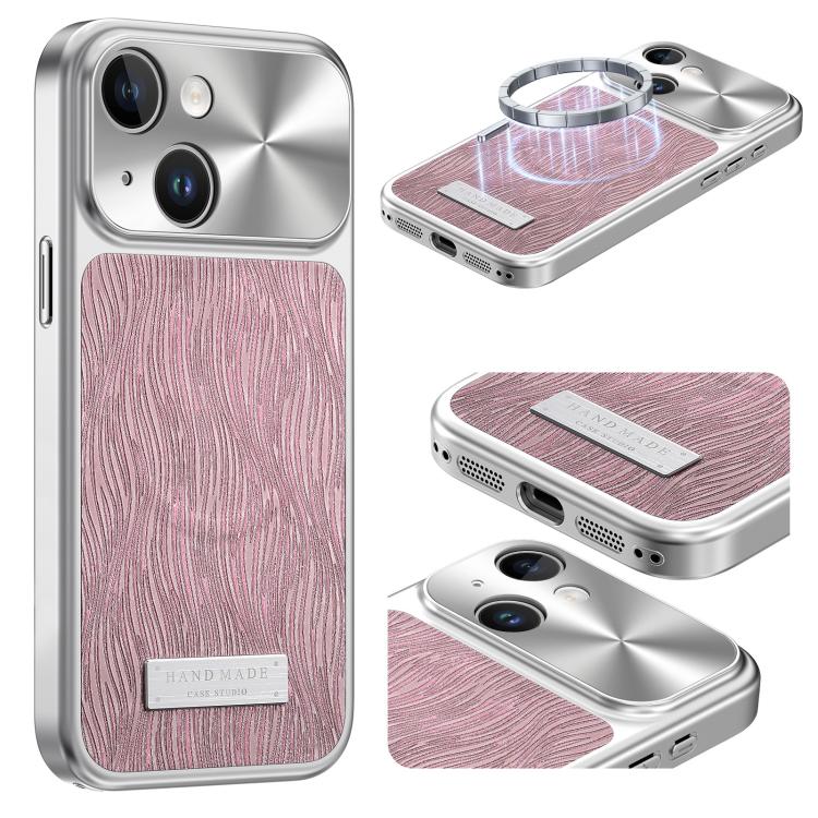 غطاء هاتف مقاوم للصدمات مغناطيسي بنمط تموجات الماء المتدفقة، لهواتف iPhone 15، iPhone 14، iPhone 14 Pro، iPhone 14 Pro Max، iPhone 13 Pro Max، iPhone 13 Pro، iPhone 13