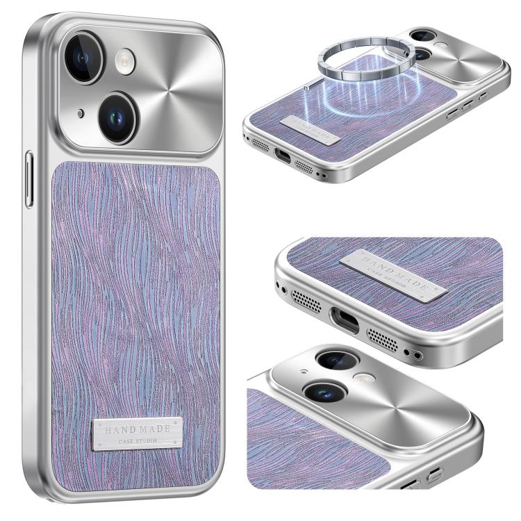 غطاء هاتف مقاوم للصدمات مغناطيسي بنمط تموجات الماء المتدفقة، لهواتف iPhone 15، iPhone 14، iPhone 14 Pro، iPhone 14 Pro Max، iPhone 13 Pro Max، iPhone 13 Pro، iPhone 13