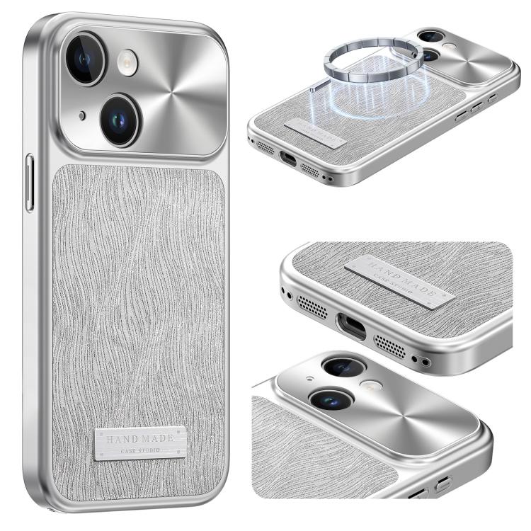 غطاء هاتف مقاوم للصدمات مغناطيسي بنمط تموجات الماء المتدفقة، لهواتف iPhone 15، iPhone 14، iPhone 14 Pro، iPhone 14 Pro Max، iPhone 13 Pro Max، iPhone 13 Pro، iPhone 13