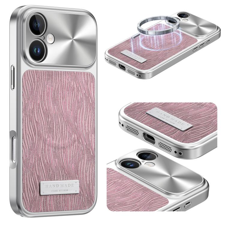 حافظة هاتف مغناطيسية مقاومة للصدمات بنمط تموجات الماء المتدفقة، لهواتف iPhone 17 Pro Max، iPhone 17 Pro، iPhone 17، iPhone 16 Pro Max، iPhone 16 Pro، iPhone 16، iPhone 15 Pro Max، iPhone 15 Pro
