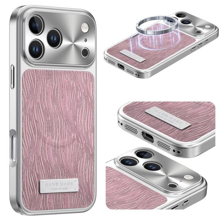 حافظة هاتف مغناطيسية مقاومة للصدمات بنمط تموجات الماء المتدفقة، لهواتف iPhone 17 Pro Max، iPhone 17 Pro، iPhone 17، iPhone 16 Pro Max، iPhone 16 Pro، iPhone 16، iPhone 15 Pro Max، iPhone 15 Pro