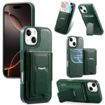 حافظة CaseNeo Fold لحامل بطاقات مرنة رجعية مع ظهر مغناطيسي لهاتف iPhone 15، لهاتف iPhone 14 / 13، لهاتف iPhone 14 Pro، لهاتف iPhone 14 Pro Max، لهاتف iPhone 13 Pro Max، لهاتف iPhone 13 Pro