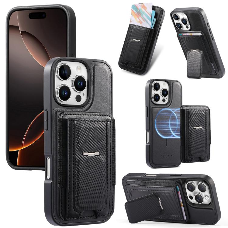 حافظة CaseNeo Fold لحامل بطاقات مرنة رجعية مع ظهر مغناطيسي لهاتف iPhone 15، لهاتف iPhone 14 / 13، لهاتف iPhone 14 Pro، لهاتف iPhone 14 Pro Max، لهاتف iPhone 13 Pro Max، لهاتف iPhone 13 Pro