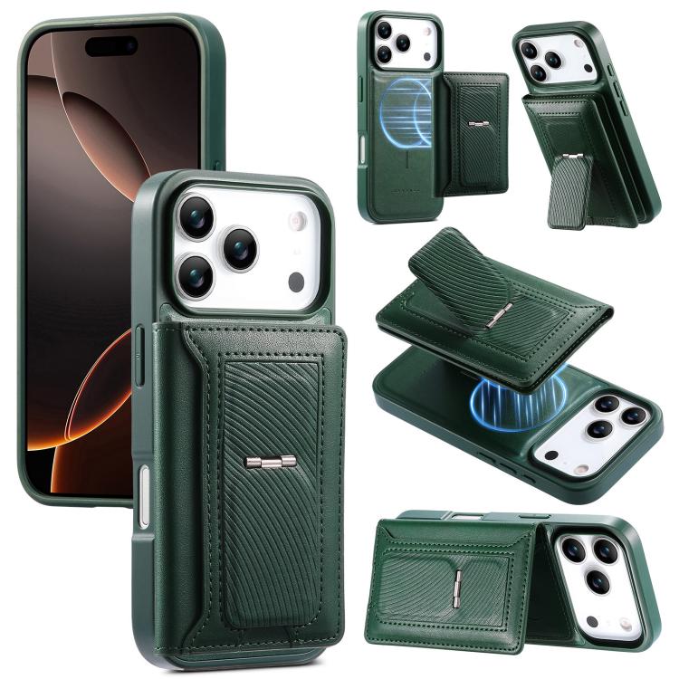 CaseNeo Retro Hinge Folding Wallet Magnetic Back Phone Case, For iPhone 17e / 16e, For iPhone 17 Pro Max, For iPhone 17 Pro, For iPhone 17, For iPhone Air, For iPhone 16 Pro Max, For iPhone 16 Pro, For iPhone 16 Plus, For iPhone 16, For iPhone 15 Pro M...