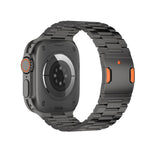 سوار ساعة من سبيكة التيتانيوم بثلاث خرزات وقفل مغناطيسي لساعات Apple Watch بمقاسات 46 مم / 49 مم / 45 مم / 44 مم، لساعات Apple Watch بمقاسات 42 مم / 41 مم / 40 مم / 38 مم