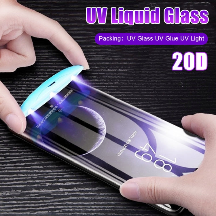 زجاج مقسى كامل الشاشة مع غراء كامل منحنٍ سائل UV، لهواتف جالاكسي S8 (قطعة واحدة)، جالاكسي S8 PLUS (قطعة واحدة)، جالاكسي S9 (قطعة واحدة)، جالاكسي S9+ (قطعة واحدة)، جالاكسي نوت 8، جالاكسي نوت 9، جالاكسي S10 5G (قطعة واحدة)، لهواوي P20 لايت، لهواوي P30...