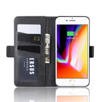 Wallet Stand Leather Cell Phone Case for iPhone 8 Plus / 7 Plus，with Wallet & Holder & Card Slots, For iPhone 8 Plus