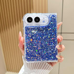 Glitter Sequins Epoxy TPU Phone Case, For iPhone Duo