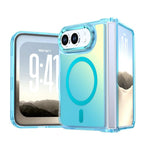 Bright Shadow Magnetic Discolor Phone Case, For iPhone Duo