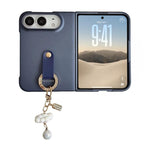Cloud Pendant Folding Phone Case with Hand Strap, For iPhone Duo