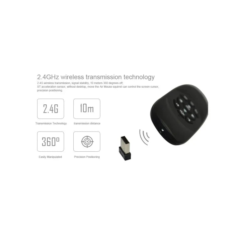 لوحة مفاتيح صغيرة لاسلكية C120 2.4G مع فأرة تحكم عن بعد ومستشعرات جيروسكوب وثقالة ثلاثية للمستخدمين على الحاسوب / HTPC / IPTV / التلفاز الذكي وصندوق أندرويد تي في وغيرها