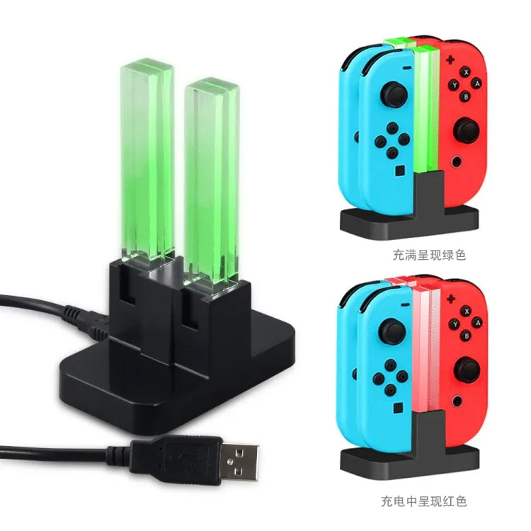 DOBE TNS-875 قاعدة شحن محطة شحن لـ Nintendo Switch Joy-Con، TNS-875