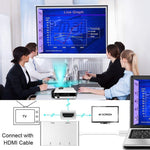 محول موزع USB C إلى HDMI وVGA وUSB 5 في 1 USB 3.1 للابتوب لماك بوك، كروم بوك بيكسل، هواوي ميت بوك، HDMI+VGA+3xUSB3.0 إلى Type-C