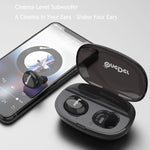 سماعة أذن لاسلكية OneDer W12 مقاومة للماء بمعيار IPX5 وصوت ستيريو عالي الدقة سماعة بلوتوث TWS