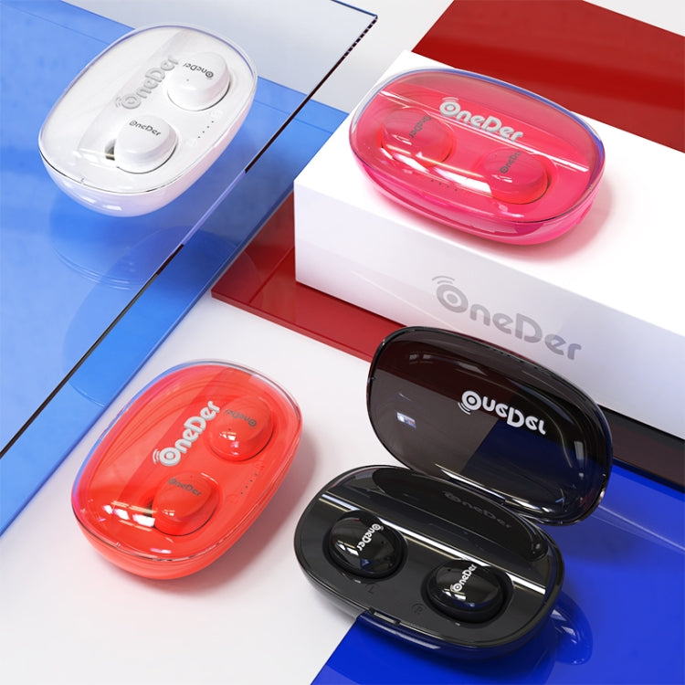 سماعة أذن لاسلكية OneDer W12 مقاومة للماء بمعيار IPX5 وصوت ستيريو عالي الدقة سماعة بلوتوث TWS