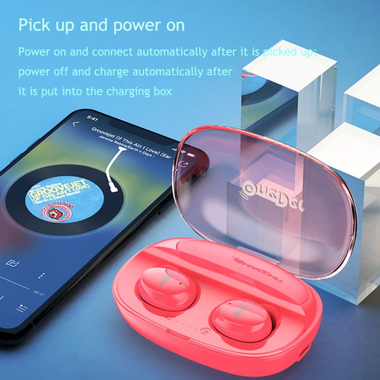سماعة أذن لاسلكية OneDer W12 مقاومة للماء بمعيار IPX5 وصوت ستيريو عالي الدقة سماعة بلوتوث TWS