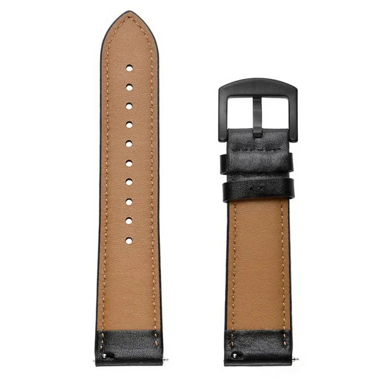 سوار رياضي من الجلد مع فتحات لسامسونج جالاكسي واتش أكتيف مقاس 22mm
