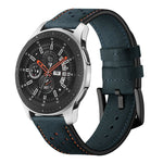 For Samsung Galaxy Watch Active 20mm PU Leather Eyelet Watch Band, SYA00477801EH, SYA00477801F, SYA00477801A, SYA00477801B, SYA00477801C, SYA00477801D
