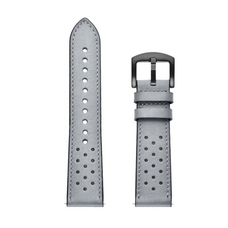 For Samsung Galaxy Watch Active 20mm PU Leather Eyelet Watch Band, SYA00477801EH, SYA00477801F, SYA00477801A, SYA00477801B, SYA00477801C, SYA00477801D